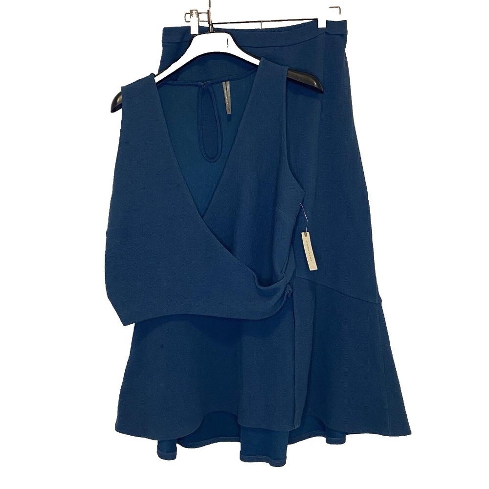 Anthropologie Blue Midi Dress